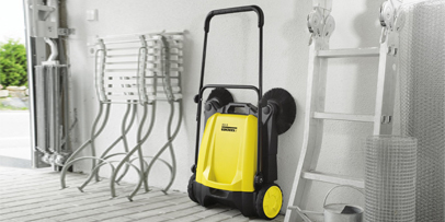 Colocar barredora en vertical