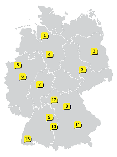 Standorte Kärcher Deutschland