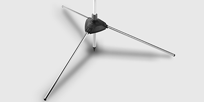Gartendusche Dreibein Spike stabiler Stand
