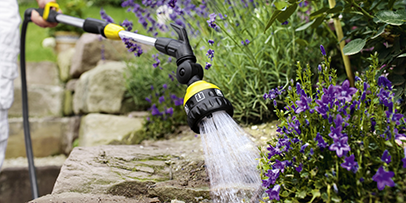Gartendusche gießen 2-in-1 Lösung