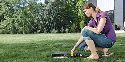 Bewässerungssystem Rechteckregner Sprinkler Rasenbewässerung