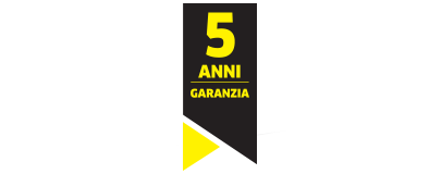 5 anni di garanzia