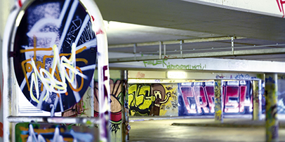 Entfernung von Graffiti