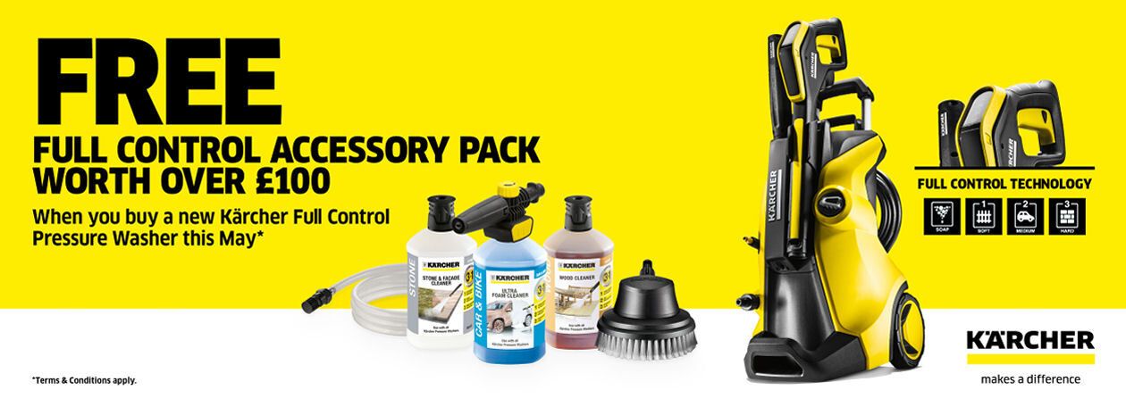 Karcher £100 Free Accessories