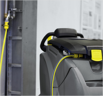 Limpadoras de piso Industrial Karcher Sistema de Enxágue de tanque