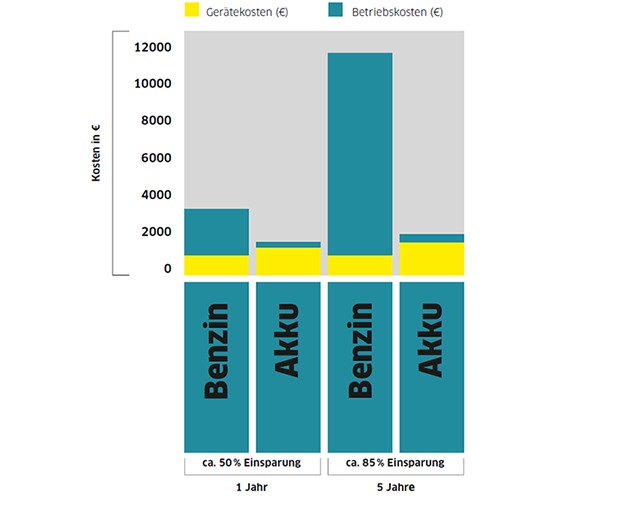 Wirtschaftlichkeitvergleich vs. Akku*
