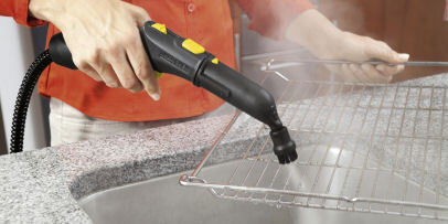 Steam cleaning BBQs