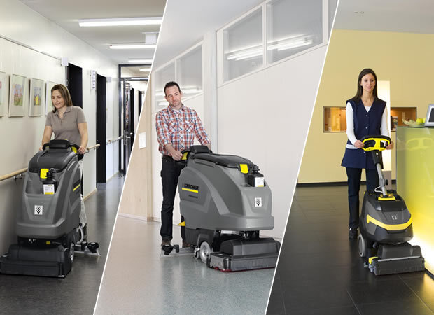 Aplicação correta da sua maquina para limpar piso e acessórios
