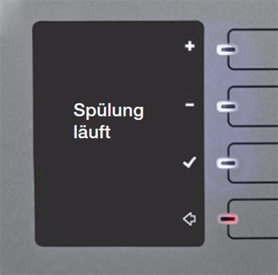 Automatischer Spülprozess