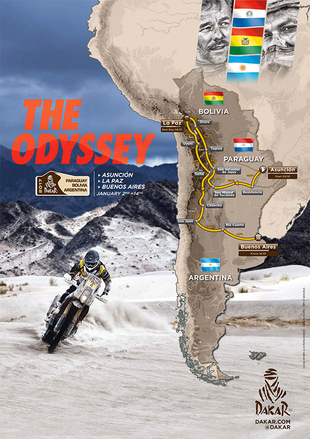 Route Rallye Dakar