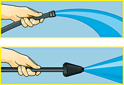 Picto save water hp vs hose