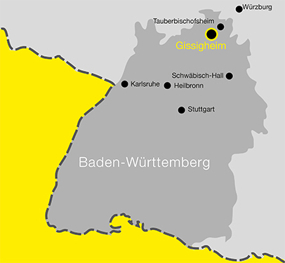 Locatie Gissigheim