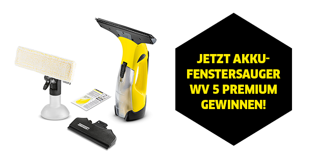 Fenstersauger Kärcher WV 5 Premium gewinnen