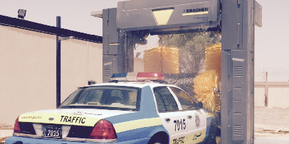 car washing automatic machine Kuwait Police