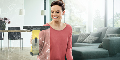 Fenstersauger und Fensterreiniger