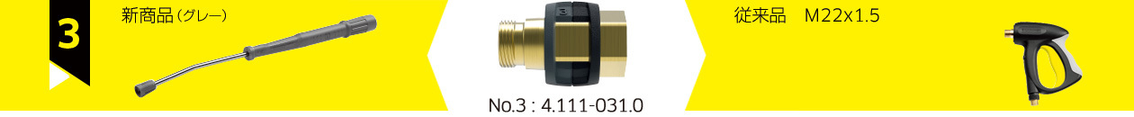 Easy!Force Easy!Lock ケルヒャー業務用高圧洗浄機 新システムアクセサリー