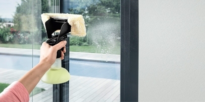 Fenster einsprühen Fenstersauger
