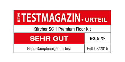Dampfreiniger SC 1 Premium Floor Kit