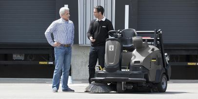 Purchased used Karcher cleaning equipment