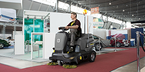 Compact Ride-On Sweeper Clean Now