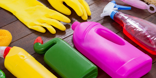 Gerenciamento de materiais de limpeza industrial