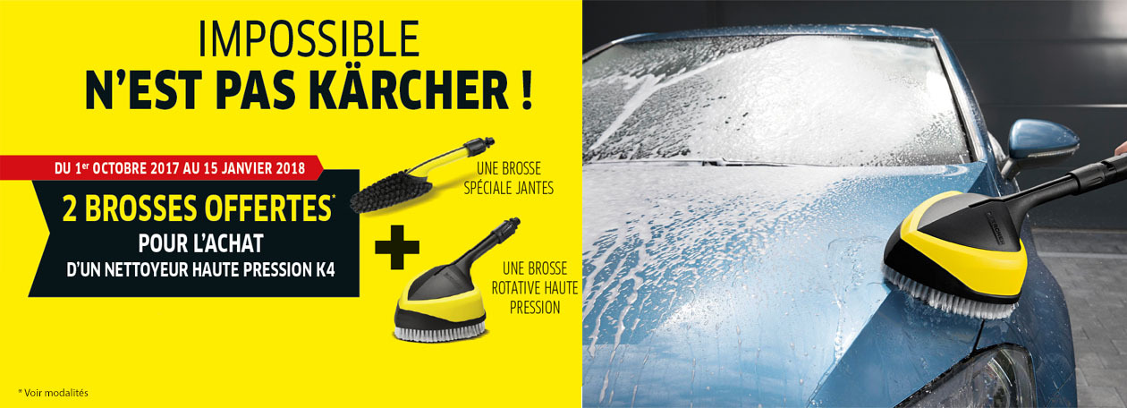 Promo 2 brosses offertes pour achat K4