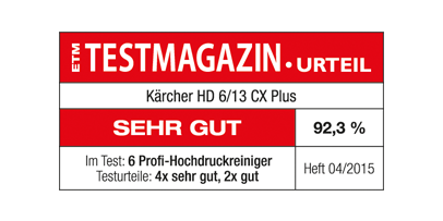 Kärcher Profi-Hochdruckreiniger mit der Bestnote