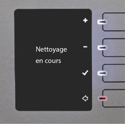 Nettoyage en cours fontaine