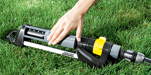 Sprinkler Rasenbewässerung Spritzschutz