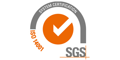 ISO 14001 certifikat af SGS