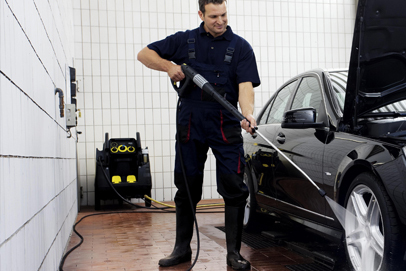 Effective cleaning with high pressure