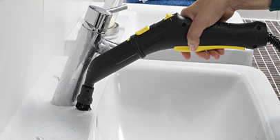 水アカの掃除 スチームクリーナー