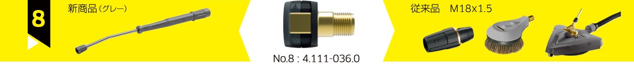 Easy!Force Easy!Lock ケルヒャー業務用高圧洗浄機 新システムアクセサリー